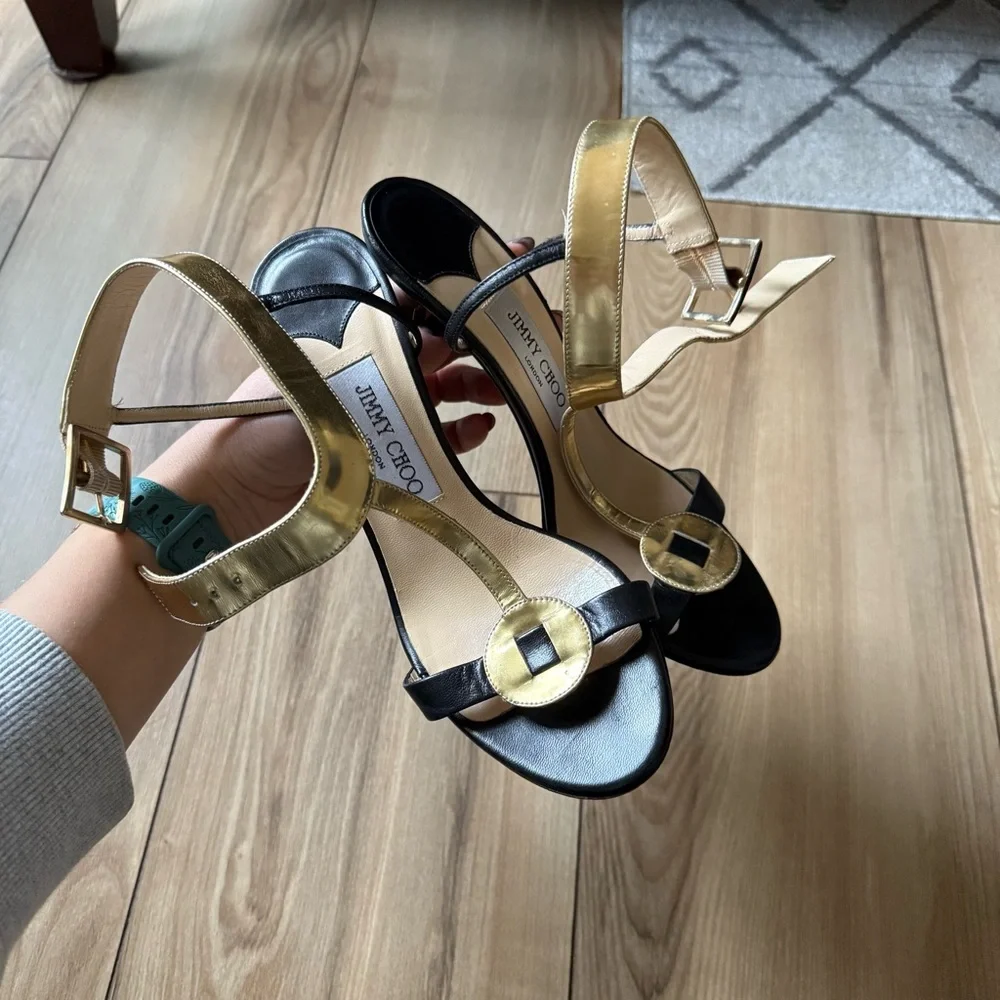 Jimmy Choo T-Strap Sandals - Picture 12 of 12